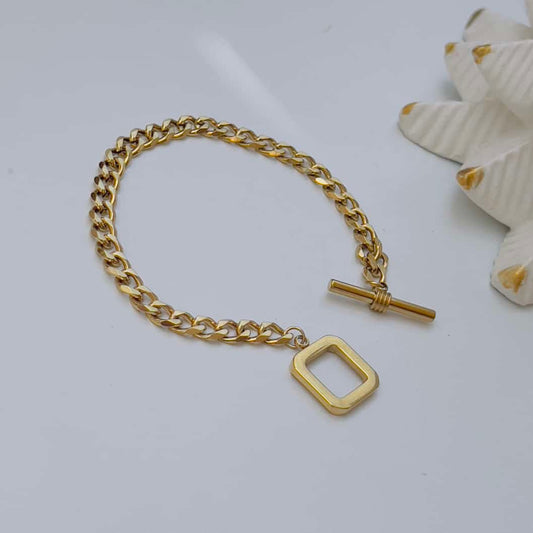 Square link bracelet