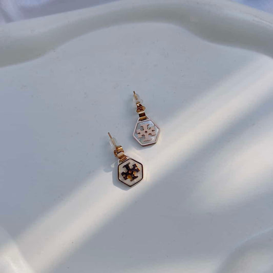 Tory white studs