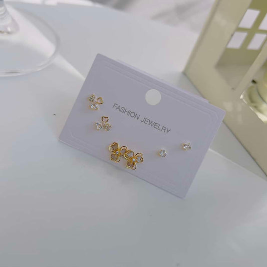 Flower 925 plated  Piercing earrings