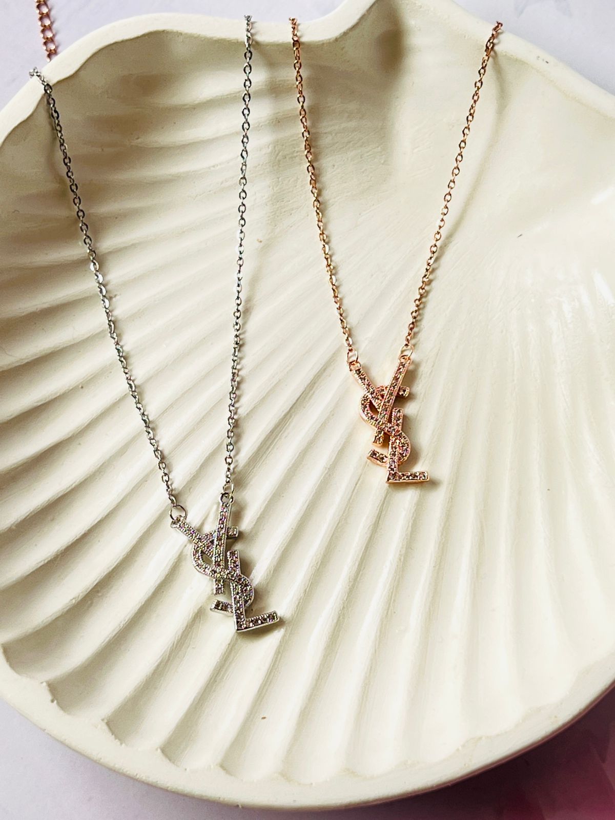 SL studded Necklace