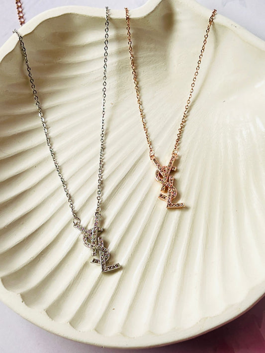 SL studded Necklace