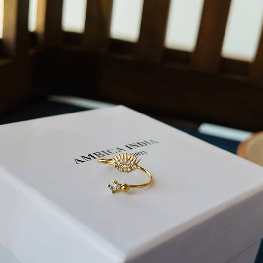 Evileye adjustable ring